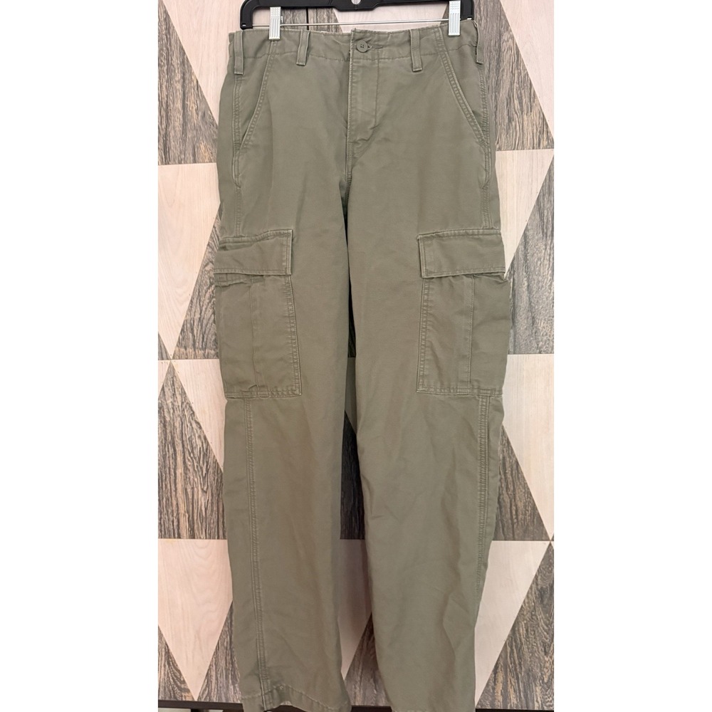 Levis Pants Mens 30x32" Khaki XX Cargo Taper Leg Cotton Stretch Utility Workwear